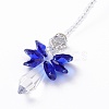 Crystal Fairy Beaded Wall Hanging Decoration Pendant Decoration HJEW-G019-02B-3