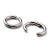 304 Stainless Steel Clip-on Earrings EJEW-Z014-01D-P-2