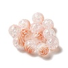 Duotone Spray Painted Crackle Acrylic Beads OACR-G029-02G-1