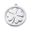 Non-Tarnish 304 Stainless Steel Pendants STAS-L245-018P-1