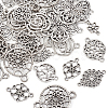  60Pcs 10 Styles Tibetan Style Alloy Connector Charms FIND-TA0002-97-2