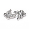 Alloy Crystal Rhinestone Pendants ALRI-H004-47P-2