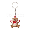 Christmas Theme PVC Plastic Pendant Keychains KEYC-JKC00935-02-1