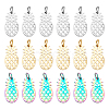 DICOSMETIC 18Pcs 3 Colors 201 Stainless Steel Pendants STAS-DC0002-88-1