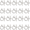 SUNNYCLUE 40Pcs 304 Stainless Steel Ring Toggle Clasps STAS-SC0007-42B-1