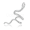 Fashionable S925 Silver Snake Ear Clip LU5013-1