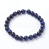 Natural Blue Tiger Eye Beads Strands G-G099-8mm-13-2