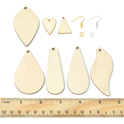 DIY Unfinished Blank Earring Making Kit DIY-FS0004-10-1