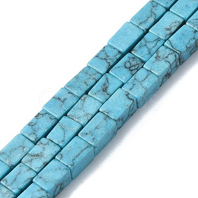 Synthetic Turquoise Beads Strands G-C135-F03-01-1