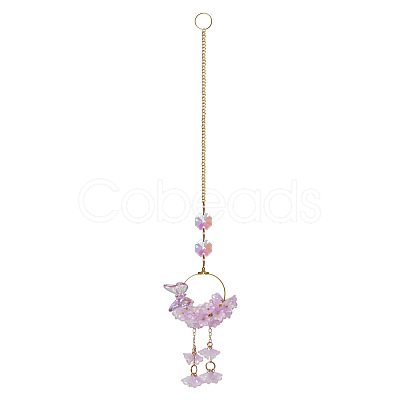 Quartz Chandelier Hanging Suncatcher PW-WG66290-06-1