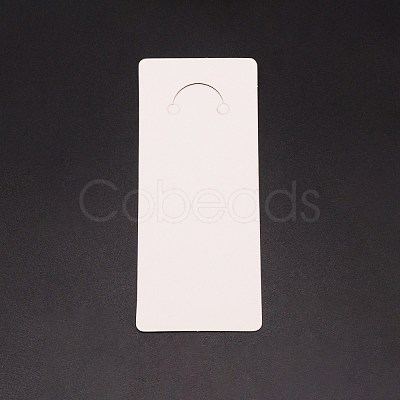 Blank Paper Keyring Display Card DIY-WH0315-02-1