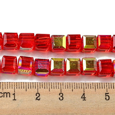 Electroplate Glass Beads Strands EGLA-M031-01A-HR02-1