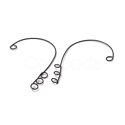 316 Stainless Steel Ear Cuff Findings STAS-H148-01B-1