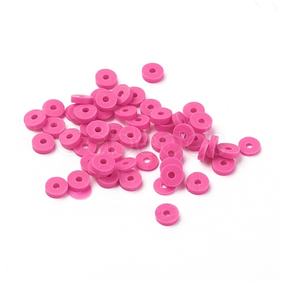 Handmade Polymer Clay Beads CLAY-R067-4.0mm-31-1