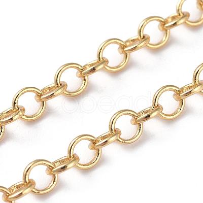 Soldered Brass Rolo Chains CHC-G005-07G-1