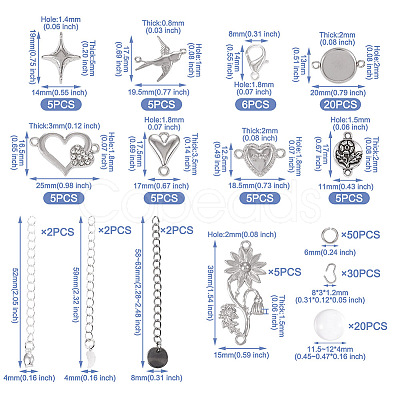 Pandahall DIY Bracelet Making Finding Kit DIY-TA0004-82-1