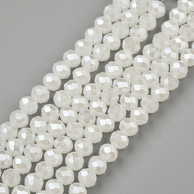 Electroplate Glass Beads Strands EGLA-A034-J3mm-A01-1