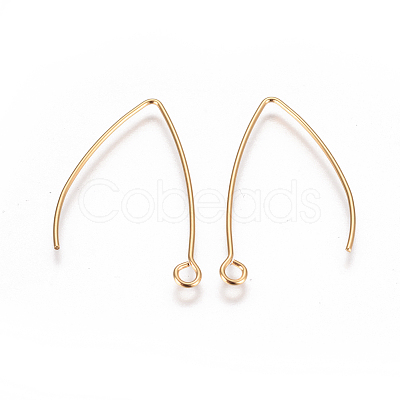 304 Stainless Steel Earring Hooks STAS-F227-26A-G-1