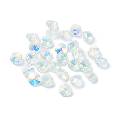 Electroplate Transparent Glass Beads EGLA-Z002-AB10-1