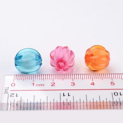 Transparent Acrylic Beads X-TACR-S098-M-1