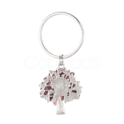 Chip Natural Garnet Keychain X-KEYC-JKC00219-05-1