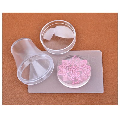 Silicone Head Nail Art Seal Stamp MRMJ-G006-04-1