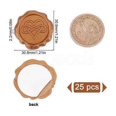 Adhesive Wax Seal Stickers DIY-WH0201-07B-1