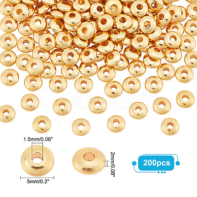 PandaHall Elite Brass Spacer Beads KK-PH0005-61-1