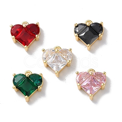 Glass Charms KK-F867-08G-1