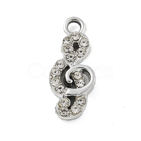 Alloy Rhinestone Pendants PALLOY-P308-02P-1