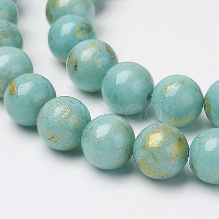 Natural Mashan Jade Beads Strands X-G-P232-01-H-8mm-1