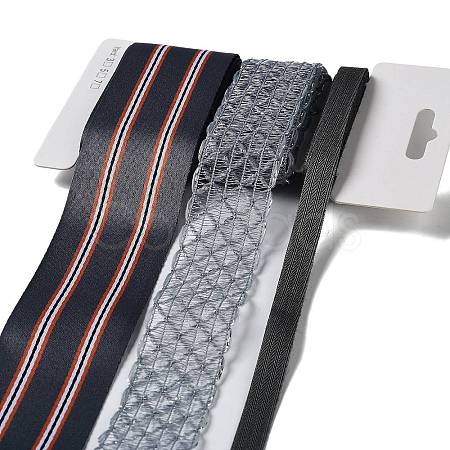 9 Yards 3 Styles Polyester Ribbon SRIB-C002-03C-1