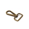 Alloy Swivel Clasps, Swivel Snap Hook, Antique Bronze, 58x32mm