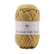 Polyester Yarn for Sweater Hat, for Knitting Crochet Supplies, Goldenrod, 2mm, about 92.96 Yards(85m)/Skein