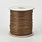 Eco-Friendly Korean Waxed Polyester Cord, Camel, 0.8mm, about 174.97 yards(160m)/roll