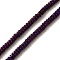 Electroplated Synthetic Non-magnetic Hematite Beads Strands, Disc, Heishi Beads, Purple Plated, 2x0.6mm, Hole: 1mm, about 360pcs/strand, 15.75 inch(40cm)