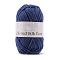 4-Ply Milk Cotton Polyester Yarn for Tufting Gun Rugs, Amigurumi Yarn, Crochet Yarn, for Sweater Hat Socks Baby Blankets, Dark Slate Blue, 2mm, about 92.96 Yards(85m)/Skein