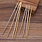 Iron Hair Stick Findings, Platinum, 125x3mm