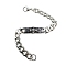 Stainless Steel Chain Bracelet, Stainless Steel Color, 7-7/8 inch(20cm)