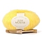 25G Angora Mohair Wool Fiber Knitting Yarn, for Shawl Scarf Doll Crochet Supplies, Round, Yellow, 1mm