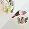 Double Layered Butterfly Acrylic Claw Hair Clips, Hair Accessories for Women & Girls, Turquoise, 65x75mm