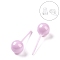 Hypoallergenic Bioceramics Zirconia Ceramic Stud Earrings, Round Ball, No Fading and Nickel Free, Pink, 18x6mm