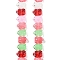 Transparent Glass Enamel Beads Strands, Hand Drawn Beads, Frog, Colorful, 15x11x6.5mm, Hole: 1mm, about 29~31pcs/strand, 12.40~13.19''(31.5~33.5cm)