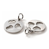 304 Stainless Steel Charms STAS-D050-07P-04-3