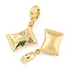 Rack Plating Alloy Pave Rhinestone Sweet Candy European Dangle Charms FIND-B034-04G-2