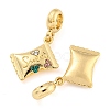 Rack Plating Alloy Pave Rhinestone Sweet Candy European Dangle Charms FIND-B034-04G-2