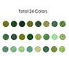 Green Series 600G 24 Colors K9 Glass Seed Beads SEED-JP0008-04-2mm-2