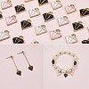 Alloy Enamel Charms ENAM-SZ0003-02A-2