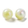 Two Tone Opaque Acrylic Beads SACR-P024-01A-W07-2