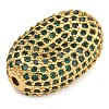 Rack Plating Brass Micro Pave Cubic Zirconia Charms KK-G513-74A-03G-2